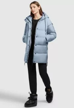 Khujo FRANEE - Wintermantel - Hellblau -Khujo Geschäft 097a97f25a884cc3b281f413867fc2ed