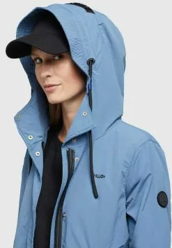 Khujo ADDA - Kurzmantel - Blau -Khujo Geschäft 57d51ddb28cb4e07a4f4a5e546036e99