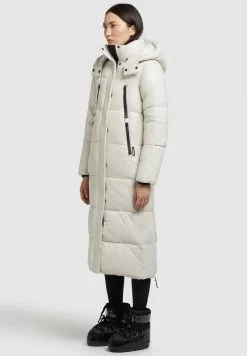 Khujo MELONA SHINY - Wintermantel - Perlweiß -Khujo Geschäft 62473d31d4244155954db0ab83cddf07