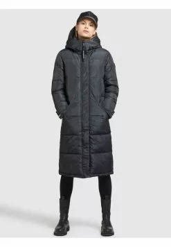 Khujo DAKOTA - Wintermantel - Dunkelblau Gemustert -Khujo Geschäft ce0d6f696b7c41e1a51188900679a8e8