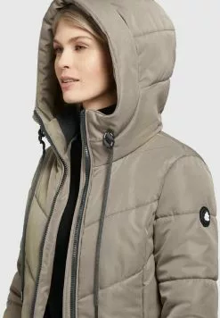 Khujo ARIBAY3 STRUCTURED - Wintermantel - Taupe -Khujo Geschäft d05f3202ecc74be39bbf97ac7e325e73