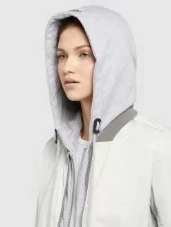 Khujo Blouson "Persee" In Weiß/ Grau -Khujo Geschäft khujo blouson persee in weiss grau 5