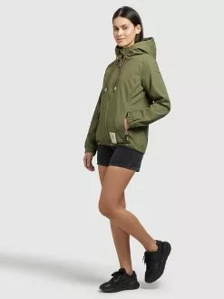 Khujo Blouson "Rolava" In Oliv -Khujo Geschäft khujo blouson rolava in oliv 4