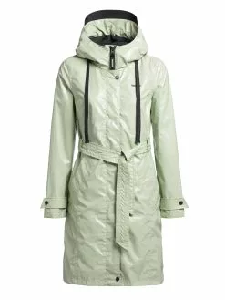 Khujo Mantel ALECIA In Blassgrün