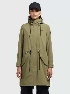 Khujo Mantel JONNA In Olivgrün -Khujo Geschäft khujo mantel jonna in olivgrun 3