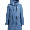 Khujo Mantel NANDA4 In Blau -Khujo Geschäft khujo mantel nanda4 in blau