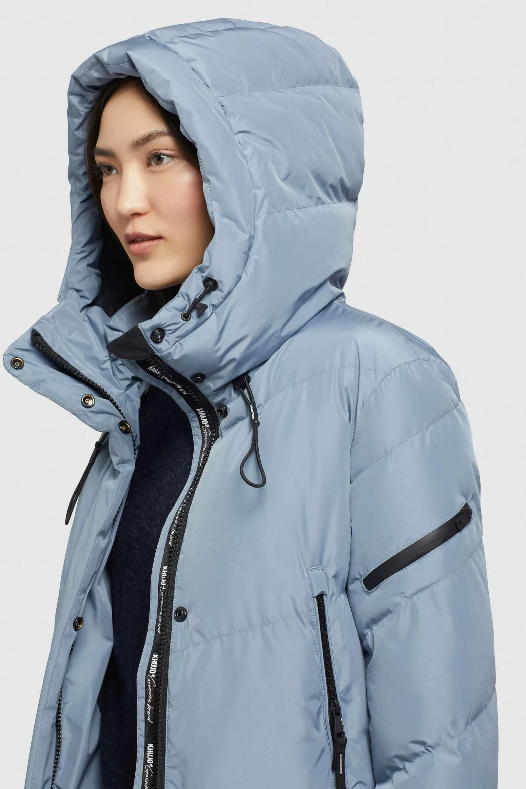 Khujo Mantel SONJE4 In Hellblau 9 Khujo Mantel SONJE4 In Hellblau – Bild 7