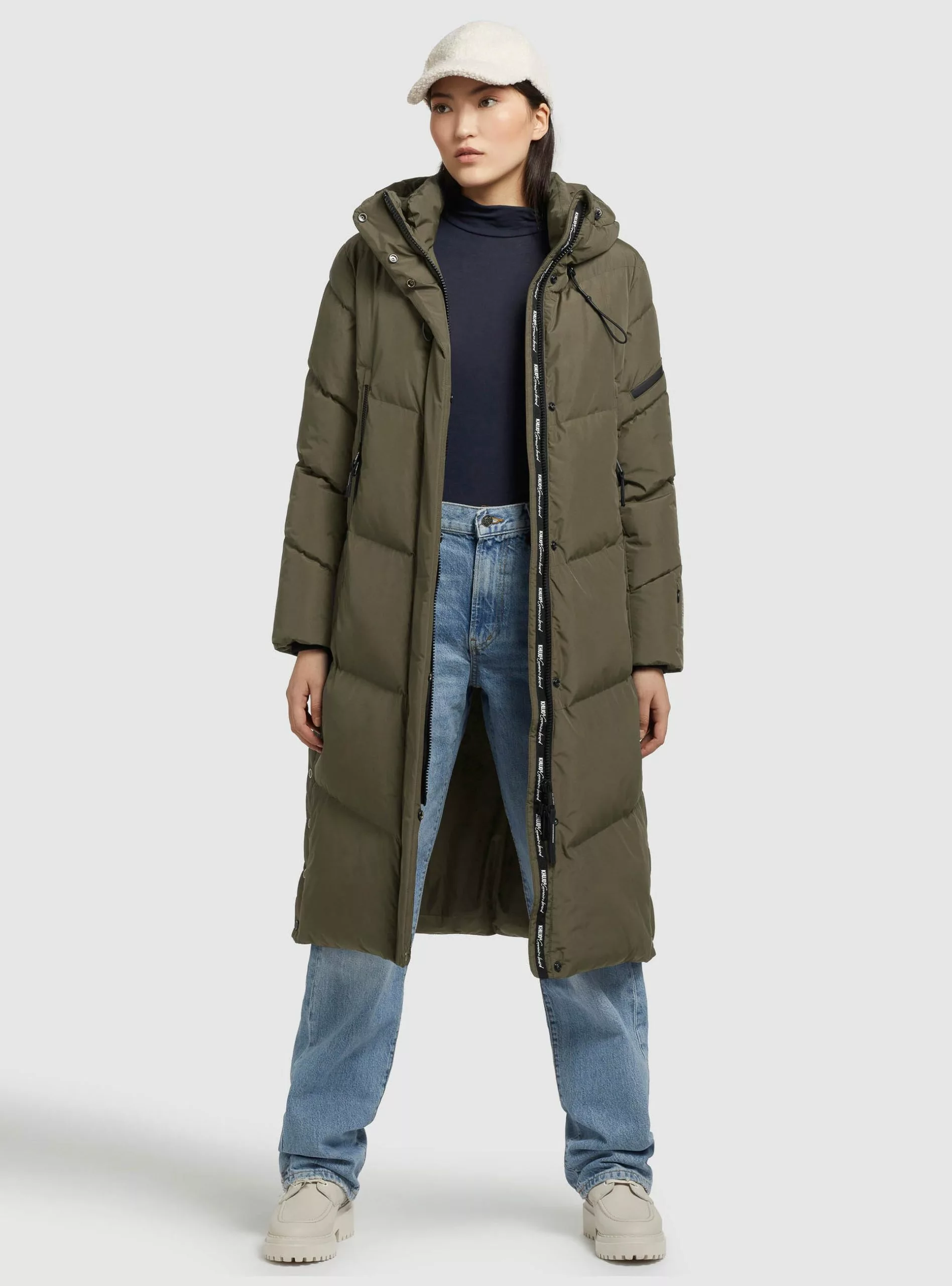 Khujo Mantel SONJE4 In Khaki Grün 5 Khujo Mantel SONJE4 In Khaki Grün – Bild 3