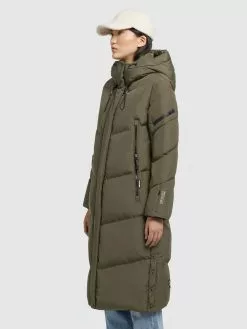 Khujo Mantel SONJE4 In Khaki Grün 14 Khujo Mantel SONJE4 In Khaki Grün -Khujo Geschäft khujo mantel sonje4 in khaki grun 3