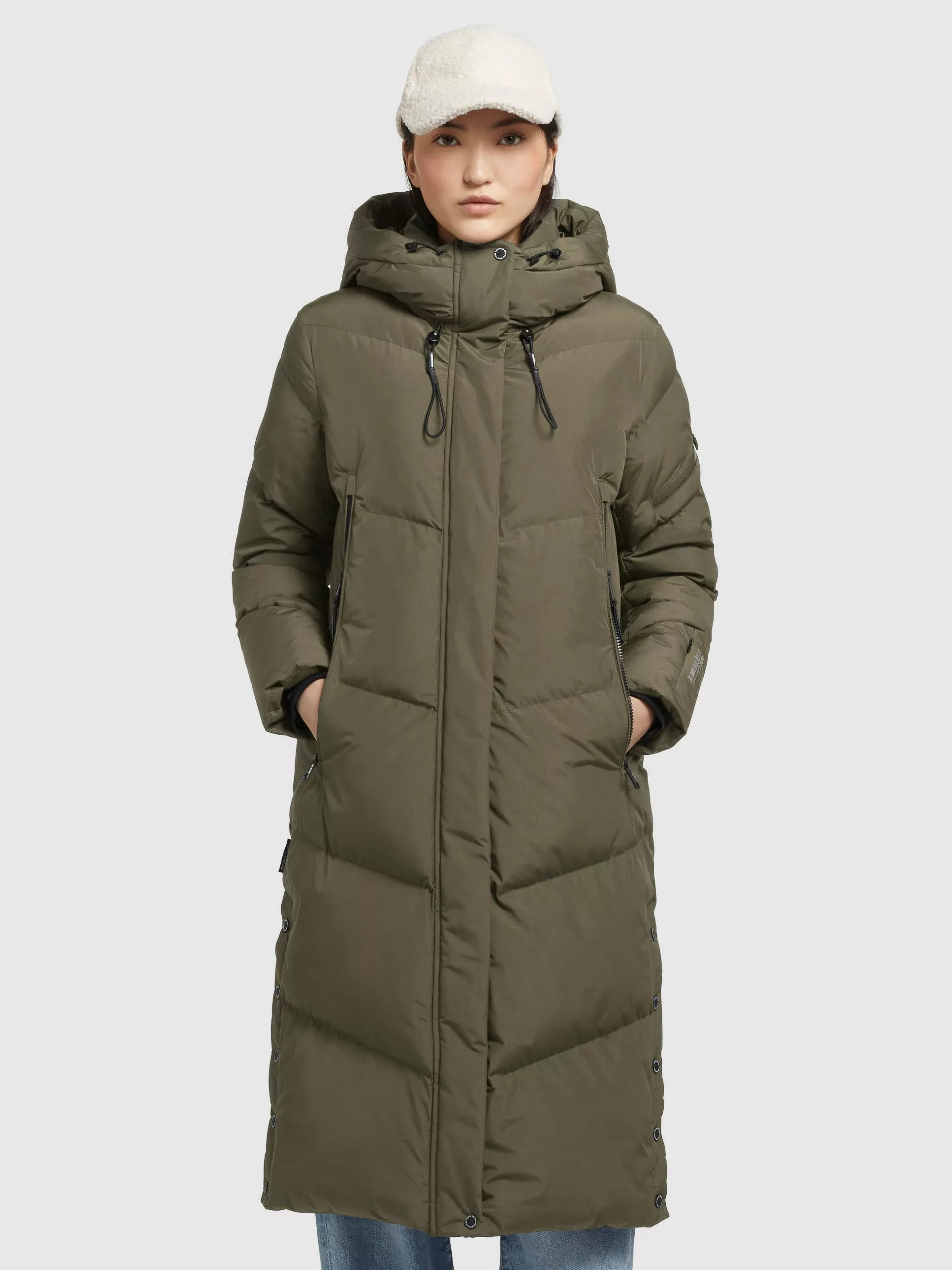 Khujo Mantel SONJE4 In Khaki Grün 7 Khujo Mantel SONJE4 In Khaki Grün – Bild 5