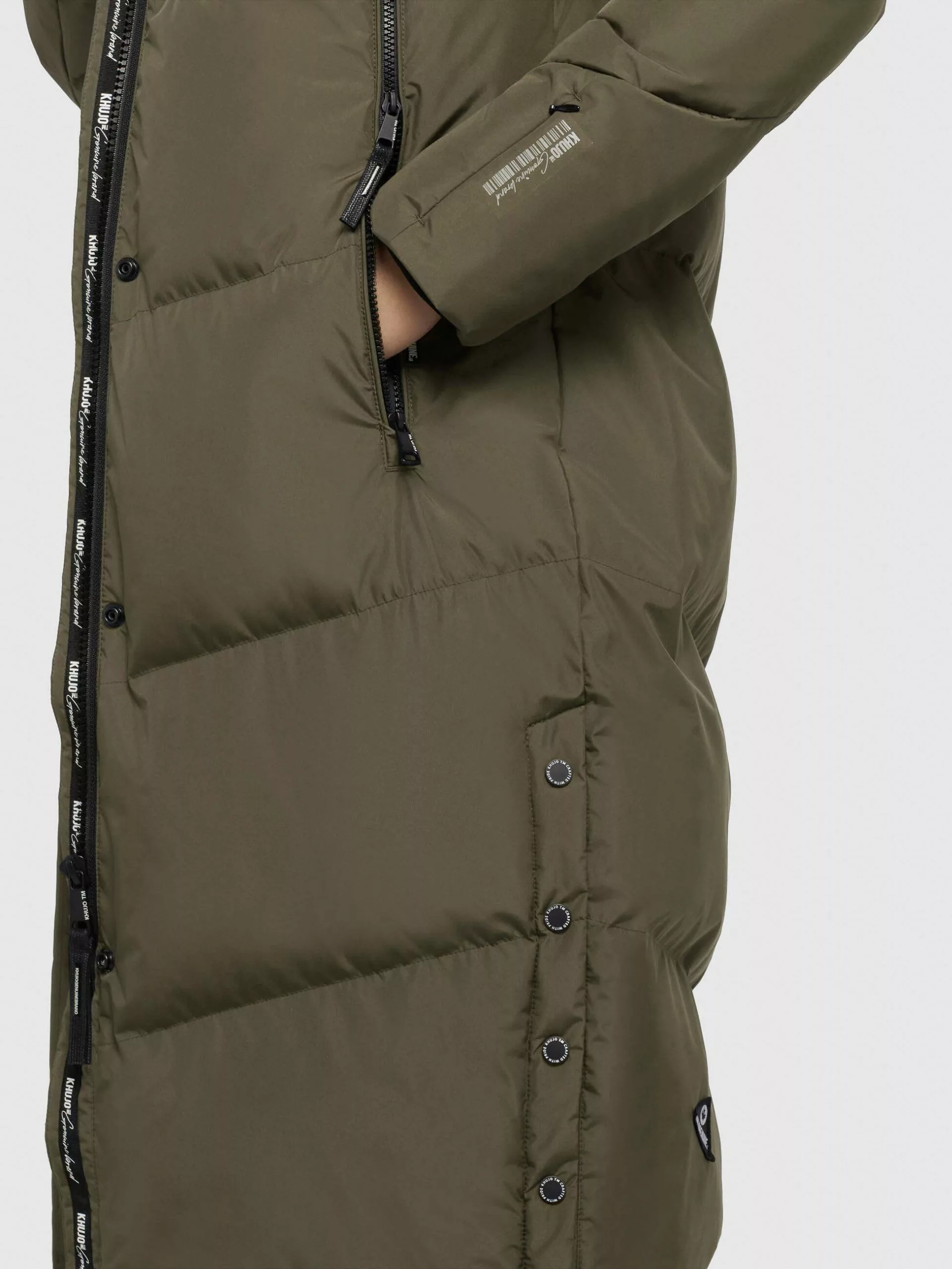 Khujo Mantel SONJE4 In Khaki Grün 11 Khujo Mantel SONJE4 In Khaki Grün – Bild 9