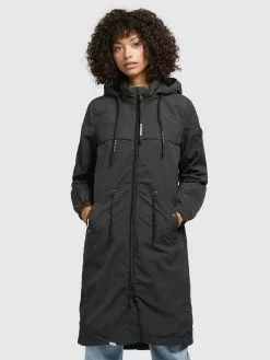 Khujo Mantel VOYA3 In Schwarz -Khujo Geschäft khujo mantel voya3 in schwarz 3