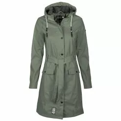 Khujo Regenmantel In Oliv