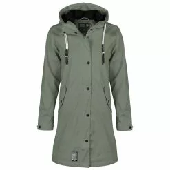 Khujo Regenmantel In Oliv