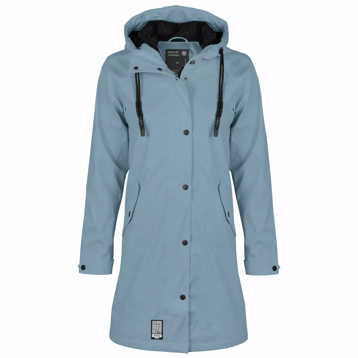 Khujo Regenmantel In Pastellblau 3 Khujo Regenmantel In Pastellblau