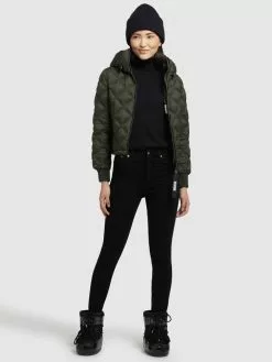 Khujo Steppjacke "Adore" In Oliv -Khujo Geschäft khujo steppjacke adore in oliv 4