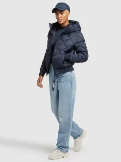 Khujo Steppjacke "Sarabi" In Dunkelblau -Khujo Geschäft khujo steppjacke sarabi in dunkelblau 4