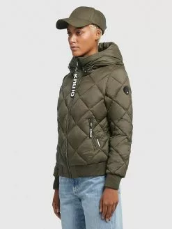 Khujo Steppjacke "Sarabi" In Khaki -Khujo Geschäft khujo steppjacke sarabi in khaki 2