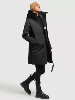 Khujo Übergangsmantel "Sarabi" In Schwarz 14 Khujo Übergangsmantel "Sarabi" In Schwarz -Khujo Geschäft khujo ubergangsmantel sarabi in schwarz 4