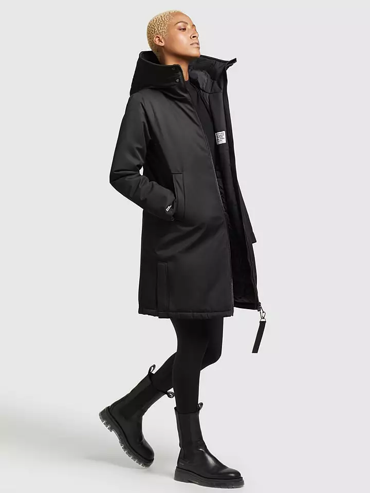 Khujo Übergangsmantel "Sarabi" In Schwarz 7 Khujo Übergangsmantel "Sarabi" In Schwarz – Bild 5