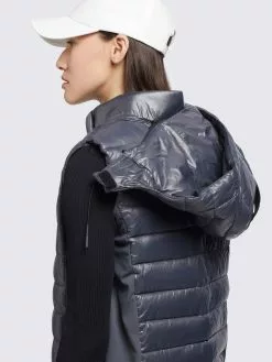 Khujo Weste BECCA SHINY In Grau -Khujo Geschäft khujo weste becca shiny in grau 7