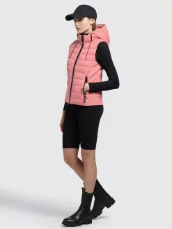 Khujo Weste FABIA SHINY In Pink -Khujo Geschäft khujo weste fabia shiny in pink 1