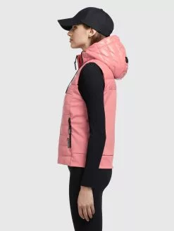 Khujo Weste FABIA SHINY In Pink -Khujo Geschäft khujo weste fabia shiny in pink 2