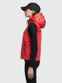 Khujo Weste FABIA SHINY In Rot 12 Khujo Weste FABIA SHINY In Rot -Khujo Geschäft khujo weste fabia shiny in rot 2