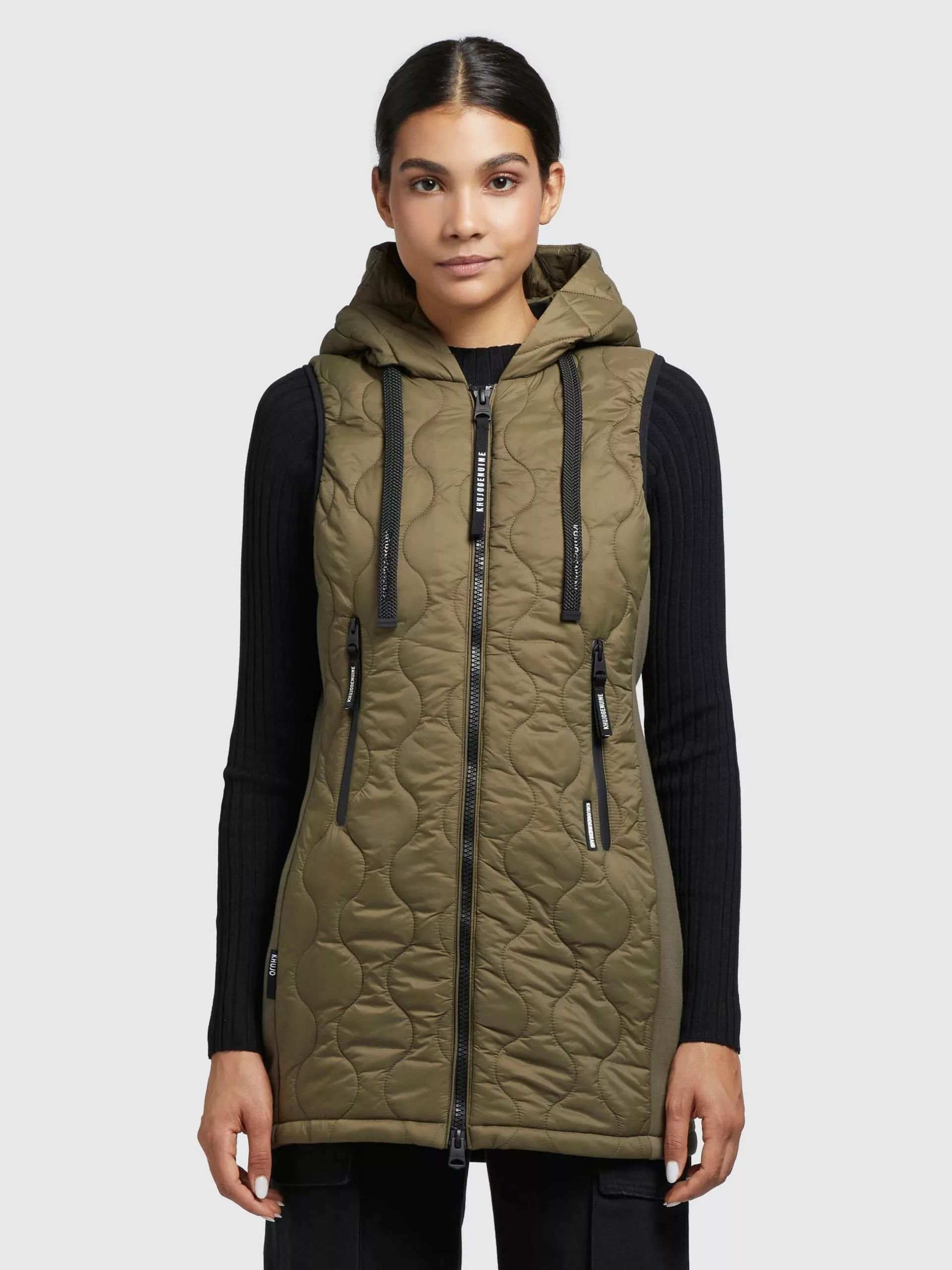 Khujo Weste MALIN In Olivgrün 6 Khujo Weste MALIN In Olivgrün – Bild 4