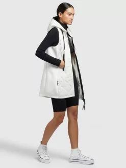 Khujo Weste MALIN In Weiß -Khujo Geschäft khujo weste malin in weiss 1