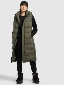 Khujo Weste TOURIN MATT In Khaki Grün -Khujo Geschäft khujo weste tourin matt in khaki grun 5