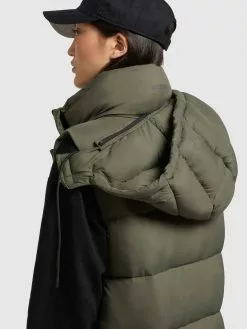 Khujo Weste TOURIN MATT In Khaki Grün -Khujo Geschäft khujo weste tourin matt in khaki grun 7