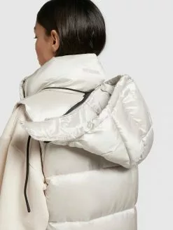 Khujo Weste TOURIN SATIN In Perlweiß -Khujo Geschäft khujo weste tourin satin in perlweiss 7