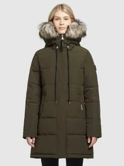 Khujo Wintermantel "Cloren" In Khaki