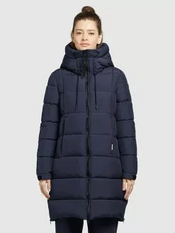 Khujo Wintermantel "Youma" In Dunkelblau